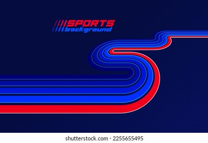 Sports abstract vector background 3D dimensional vector design with place for text, poster banner or any ads template, sport games or racing and running activities.