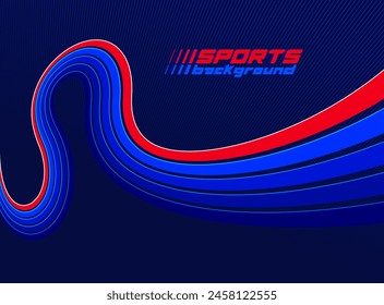 Sports abstract vector background 3D dimensional vector design with place for text, poster banner or any ads template, sport games or racing and running activities.