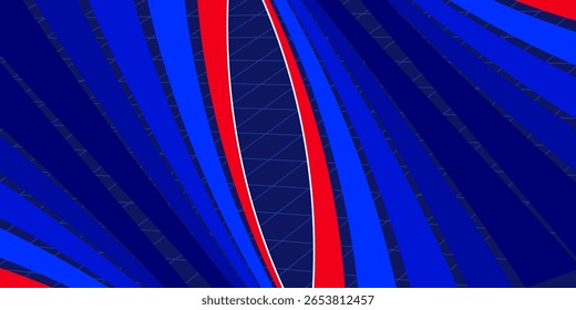 Fondo de Vector abstracto deportivo Diseño de Vector dimensional en 3D con lugar para texto, Anuncio de póster o cualquier Plantilla de anuncios, juegos deportivos o carreras y actividades de correr. Vector. eps10.