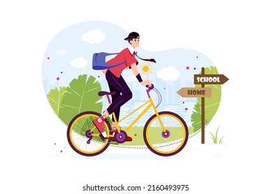 Sports Activities Illustration concept. A flat illustration isolated on white background