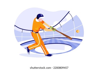 Sports Activity Illustration concept on white background