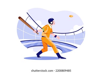 Sports Activity Illustration concept on white background