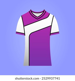 Ilustración de gradiente de ropa deportiva para fútbol, baloncesto, pelota de hockey, voleibol, carreras, juegos.