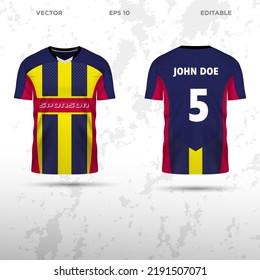 Sports apparel vector template editable