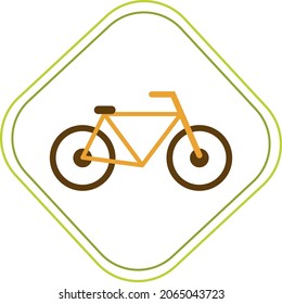 artículos deportivos. bicicleta. fondo blanco de imagen vectorial.