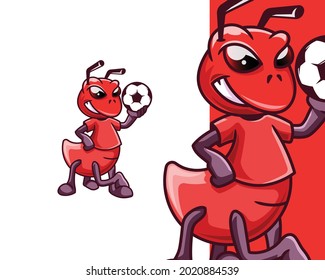 Sports Athletic Ant Kid Mascot Character