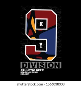 sports athletic numbers images,lettering typography graphic t shirt for print vector illustration design