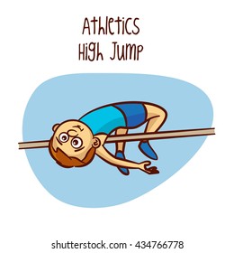 Sports. Athletics. High Jump