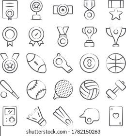 Sports and Awards in Hand Drawn Style Pack 