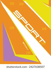 Sports background with bold line elements vibrant colors.vector ai 10 free download