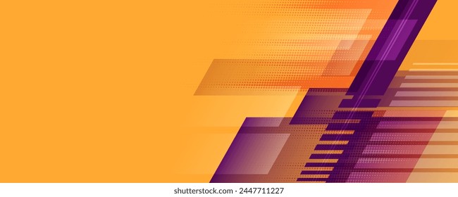 Sports background design with abstract modern template. Vector illustration of sports players in different activities.	