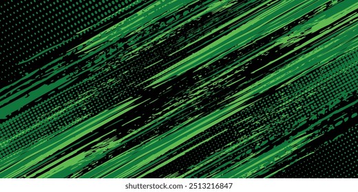 Design de fundo de esportes com modelo moderno abstrato. Ilustração vetorial de jogadores de esporte em diferentes atividades. futebol, basquete, beisebol, tênis, rúgbi, bicicleta artes verdes 3d