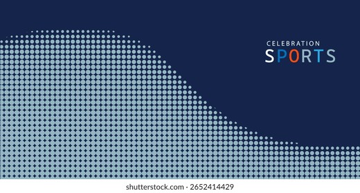 Sports background design with abstract modern template. Vector illustrations of sports players in various activities. Football, basketball, baseball, tennis, rugby, cycling. Vector illustrations.
