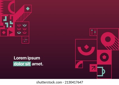 Antecedentes deportivos para eventos, torneo, invitación, premios o campeonato. Plantilla de diseño con formas geométricas. Tendencia 2022.