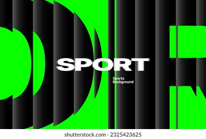 Sports background with fluted glass effect. Vector layout template design for run, championship or sports event. Design for flyer, poster, cover, brochure, banner or any layout.