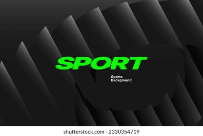 Sports background with fluted glass effect. Vector layout template design for run, championship or sports event. Design for flyer, poster, cover, brochure, banner or any layout.