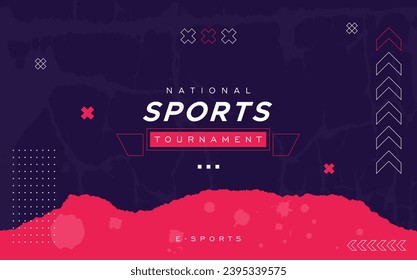 sports background, national sports day celebration concept, with dynamic and modern abstract geometric ornaments. modern abstract background with sports concept