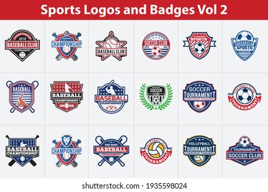 Sports Badges and Logo Designs Template