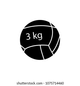 sports ball icon. Element of fighting ana MMA illustration. Premium quality graphic design icon. Signs and symbols collection icon for websites, web design, mobile app on white background