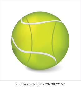 Sports Ball tennis 3d illustration vector