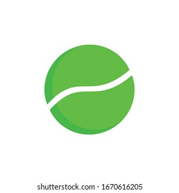 sports ball, tennis ball icon vector illustration