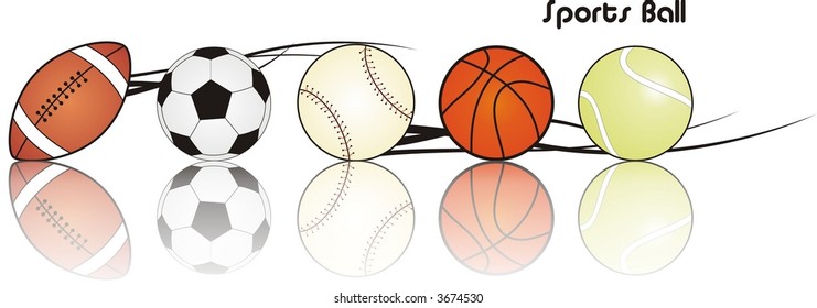 Sports ball vector