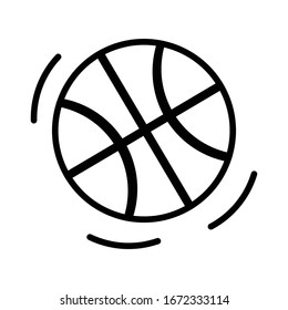 sports ball,basketball ball black 
icon vector illustration