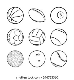 sports balls.