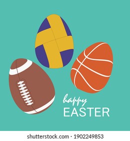 Bolas deportivas Easter Eggs 3d