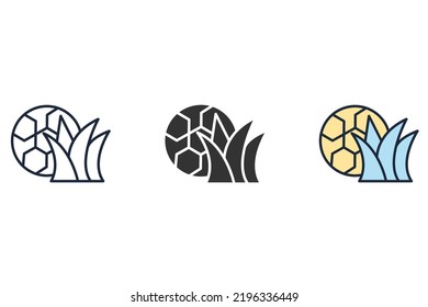 Sports Balls icons  symbol vector elements for infographic web 