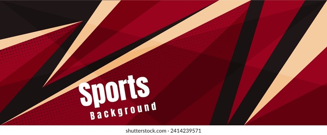 sports banner background with premium color. elegant sports background