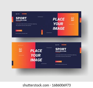Sports Banner Web Templates With Modern Elegant Designs