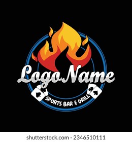 Sports Bar and Grill Logo svg