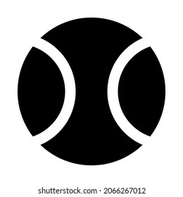 Sports baseball icon isolated vector illustration. High quality black style vector icon