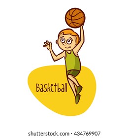 Sports. Basketball. Vector Illustration