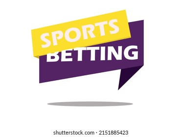 sports betting, banner for mobile devices, print and the internet
