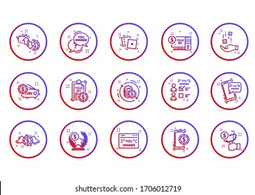 Sports Betting Icons. Winner Icons. Put Chips, Play Dice, Place Bets Online.  Victory In Dispute Set Of Winner Medal, Victory Cup And Laurel Wreath Signs. Symbols Of Award