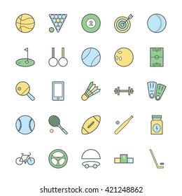 Sports Bold Vector Icons 1