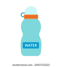 Sports bottle hydro flask water. Sport water bottle vector illustration colorful