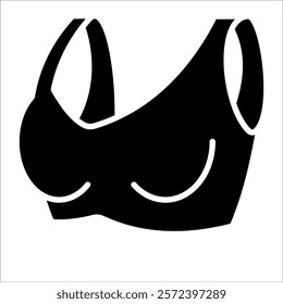 Sports Bra Icon Element For Design