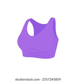 Sports Bra, Sport Equipment Vector Illustration Isolated