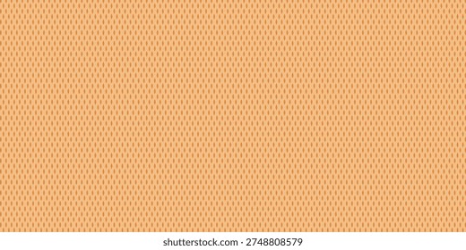 Sports brown jersey texture background. Seamless mesh fabric pattern with small perforated holes and subtle shadows. Realistic vector illustration for athletic wear, activewear, uniform design mockups