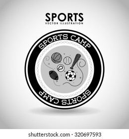 sports camp design, vector illustration eps10 graphic 