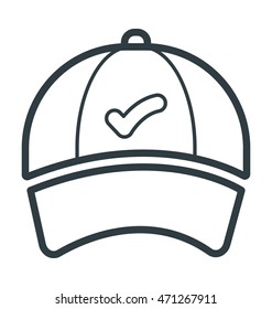 Sports Cap Vector Icon