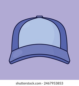 Sports Cap vector icon. cap illustration. summer cap icon