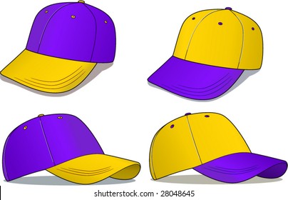 Sports Caps - vector illustration