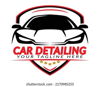 sports car detailing logo for car sticker