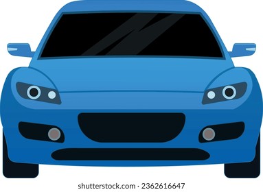 sports car front view, sport car