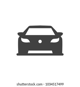 sports car icon vector flat