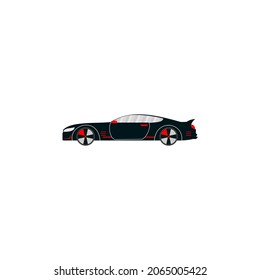 Sports car icon. vector car illustration. automotive icon - car icon